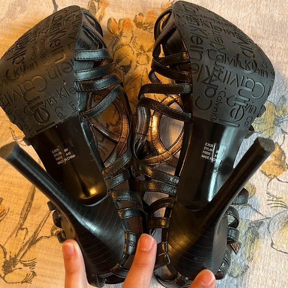 Calvin Klein Dylan Stiletto Heels Size 8 - gently used - Picture 7 of 8